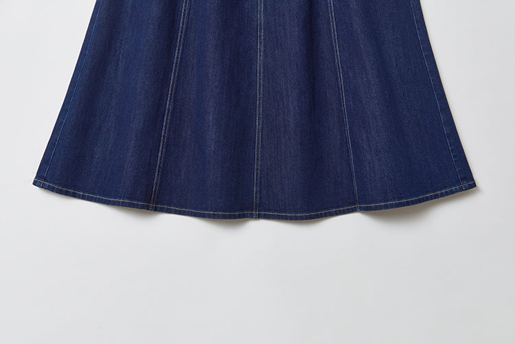 Denim A-Line Skirt