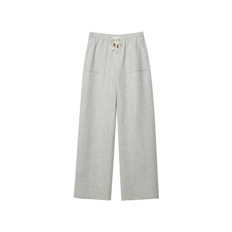 Drawstring Casual Pants with Pockets