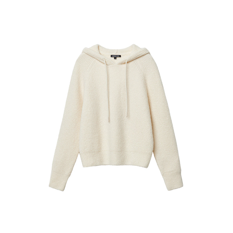 Knit Hooded Sweater