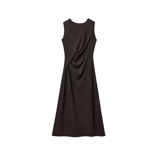 Ruched Sleeveless Dress