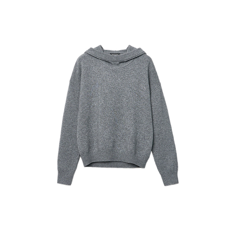 Knit Casual Hoodie