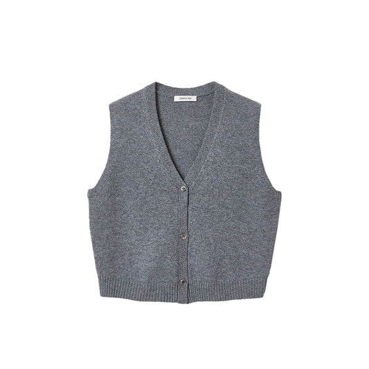 Knit Buttoned Vest