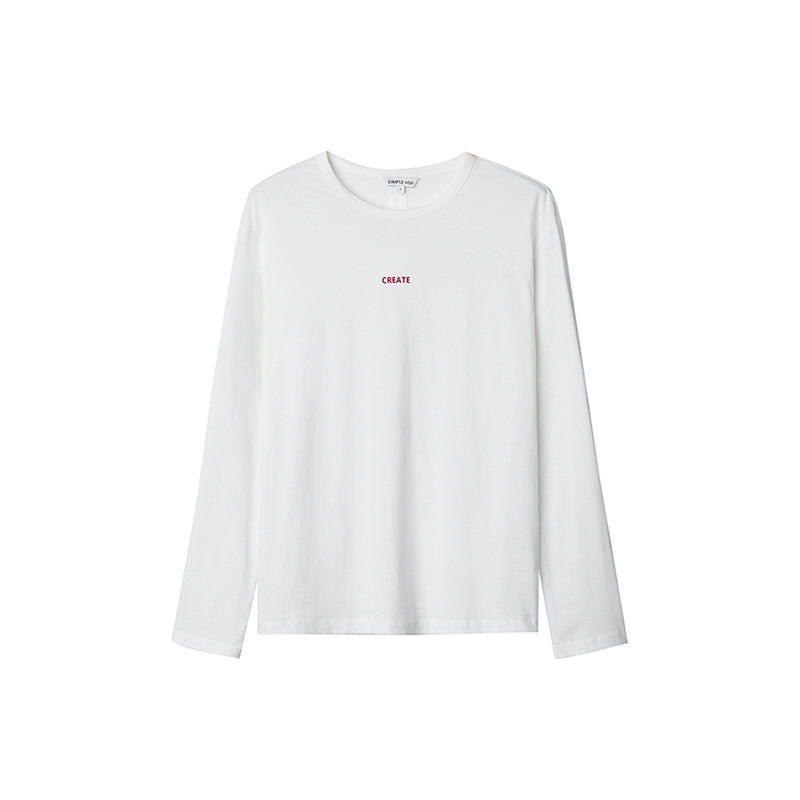 Letter Print Long Sleeve T-Shirt