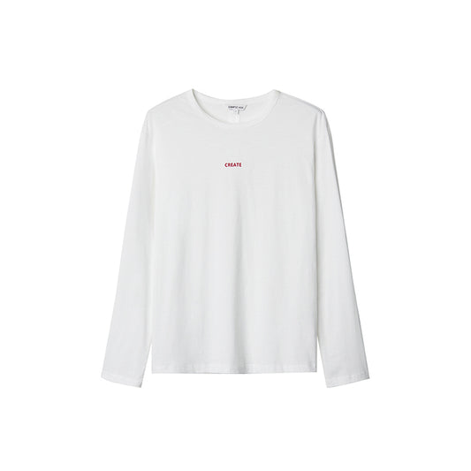 Letter Print Long Sleeve T-Shirt