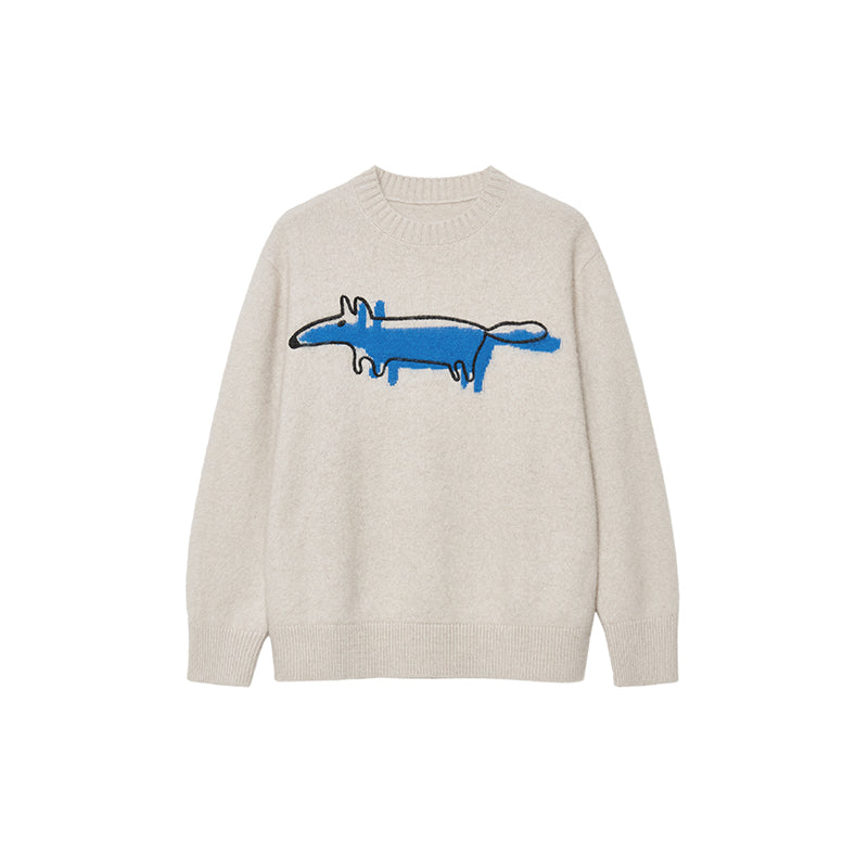 Fox Pattern Sweater