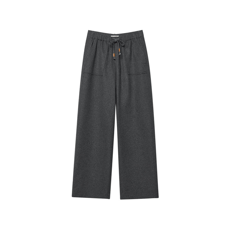 Drawstring Casual Pants with Pockets